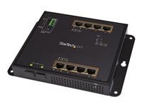 StarTech.com Industriell Gigabit PoE med 8 portar + switch med 2 SFP MSA-platser - 30 W - Härdad lager/L2-switch GbE-styrd - Robust Gigabit Ethernet-nätverksswitch med hög effekt IP-30/-40 C till 75 C - Switch - Administrerad - 8 x 10/100/1000 (PoE+) + 2 x SFP - DIN-skenmonterbar, väggmonterbar - PoE+ (200 W) - för P/N: GLCLHSMDSTTA, GLCSXMMDST, GLCSXMMDSTT, GLCTEST, MASFP1GBTXST, SFP1GELXST IES101GP2SFW