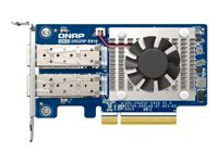 QNAP QXG-25G2SF-E810 - Nätverksadapter - PCIe 4.0 x8 låg profil - 25 Gigabit SFP28 x 2 - för P/N: CAB-DAC15M-SFP28, CAB-DAC30M-SFP28, TRX-10GITSFPP-SR, TRX-25GSFP28-SR QXG-25G2SF-E810