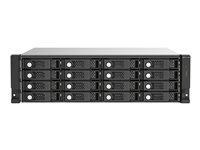 QNAP TL-R1620Sep-RP - Hårddiskarray - 16 fack (SATA-600 / SAS-3) - SAS 12Gb/s (extern) - kan monteras i rack - 3U TL-R1620SEP-RP