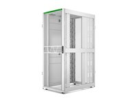 APC NetShelter SX Gen 2 - Rack skåp - 1991 H x 800 B x 1200 D mm, med sidor - golvstående - vit - 42U - 19" - för P/N: SCL500RM1UNC, SRT10KXLTUS, SRT2200RMXLAUS, SRTL2K2RM1UWC, SRTL3KRM1UIC AR3380W2
