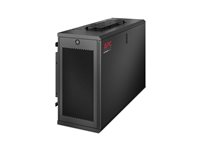 APC NetShelter WX AR106V - Skåp - väggmontering - svart - 6U - 19" - för P/N: SMTL750RM2UC, SMX2000RMLV2UNC, SMX2200R2HVNC, SMX2KR2UNCX145, SMX3000HVTUS AR106V