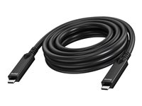 Vision - USB-kabel - USB-C (hane) till USB-C (hane) - USB 3.2 Gen 1 / DisplayPort 2.1 - 3 A - 7 m - Active Optical Cable (AOC), USB Power Delivery (60W), 4K60Hz stöd - svart TC 7MUSBC/BL