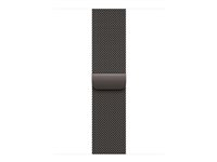 Apple - Slinga för smart klocka - 42mm - 130 - 180 mm - skiffer - för Watch Hermès Series 7, Hermès Series 9, SE 3, Series 10, Series 11, Series 8, Series 9 MGJ14ZM/A