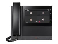 Poly CCX 600 for Microsoft Teams - VoIP-telefon med nummerpresentation/samtal väntar - SIP, RTP, RTCP - 24 linjer - svart 82Z84AA