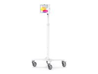 Compulocks Apex - Monteringssats (hölje, vagnstativ) - för surfplatta - låsbar - medicinsk - höggradig aluminium - vit - för Apple 10.9-inch iPad (10:e generation); iPad (A16) MCRSTDEXW209APXW