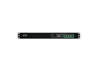 APC Easy Switched PDU EPDU1016S - Kraftdistributionsenhet (kan monteras i rack) - AC 200/208/230 V - 3680 VA - Ethernet - ingång: IEC 60320 C20 - utgångskontakter: 8 (8 x IEC 60320 C13) - 1U - 2.5 m sladd - svart EPDU1016S