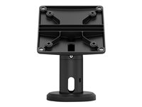 Compulocks VESA Tilting Kiosk Stand 4" with Cable Management - Ställ - för surfplatta - svart - monteringsgränssnitt: 100 x 100 mm - stångmontering TCDP04