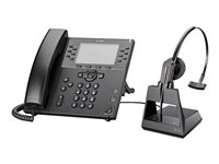 Poly VVX 450 - VoIP-telefon - 3-riktad samtalsförmåg - SRTP, SIP, SDP - 12 linjer - svart - offentliga sektorn GSA - TAA-kompatibel 89B75AA#AC3