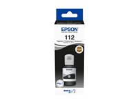 Epson EcoTank 112 - 127 ml - svart - original - påfyllnadsbläck - för EcoTank L11160, L15160, L6460, L6490, L6550, L6570, L6580, M15140; EcoTank Pro L15180 C13T06C14A