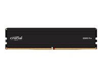 Crucial Pro - DDR5 - modul - 16 GB - DIMM 288-pin låg - 6000 MHz / PC5-48000 - CL48 - 1.1 V - ej buffrad - on-die ECC - mattsvart CP16G60C48U5