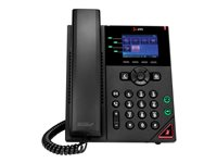 Poly VVX 250 - OBi Edition - VoIP-telefon - 3-riktad samtalsförmåg - SRTP, SIP, SDP, RTP - 4 linjer - svart 89K69AA#ABB