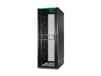 APC NetShelter SX Gen 2 - Rack skåp - 2124 H x 750 B x 1200 D mm, med sidor - golvstående - svart - 45U - 19" - TAA-kompatibel - för P/N: SC500RM1U, SRT10KXLTUS, SRT2200RMXLAUS, SRT3000RMXLT-NC, SRTL2K2RM1UWC, SRTL3KRM1UIC AR3355B2