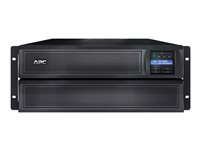 APC Smart-UPS X 3000 Rack/Tower LCD - UPS (rackmonterbar/extern) - AC 230 V - 2700 Watt - 3000 VA - RS-232, USB - utgångskontakter: 10 - 4U - svart - för P/N: AR4024SP, AR4024SPX429, AR4024SPX431, AR4024SPX432, NBWL0356A, SMX2000LVUS SMX3000HV