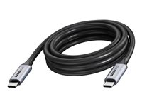 Vision - USB-kabel - USB-C (hane) till USB-C (hane) - USB 3.2 - 3 A - 5 m - USB-strömförsörjning (100W), 4K60Hz stöd, upp till 20 Gbps dataöverföringshastighet - svart TC 5MUSBC/BL