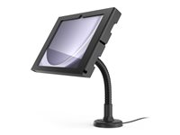 Compulocks Galaxy Tab A9+ Apex Enclosure Flex Arm Mount Black - Monteringssats (hölje, flexible arm mount) - för surfplatta - låsbar - metallram - svart - bänkskiva - för Samsung Galaxy Tab A9+ 159B11GAPX9B