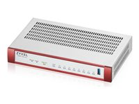 Zyxel ZyWALL USG FLEX 100HP - Firewall - med 1 års säkerhetspaket - 8 portar - 1GbE - molnhanterad USGFLEX100HP-EU0102F