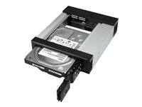 StarTech.com 5.25" to 3.5" Trayless Hard Drive Hot Swap Bay - Removable Hard Drive Bay for 3.5" SATA/SAS Drives - Aluminum (HSB1SATSASBA) - Adapter för lagringsfack - 5,25 tum till 3,5 tum - för P/N: 25SATSAS35HD HSB1SATSASBA