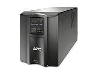 APC Smart-UPS SMT1500IC - UPS - AC 220/230/240 V - 1000 Watt - 1500 VA - RS-232, USB - utgångskontakter: 8 - svart - med APC SmartConnect SMT1500IC