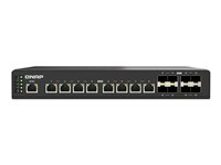 QNAP QSW-IM3216-8S8T - Switch - Administrerad - 8 x 10 Gigabit SFP+ + 8 x 100/1000/2.5G/5G/10GBase-T - rackmonterbar, väggmonterbar - för QNAP CAB-DAC30M-SFPP-DEC01, CAB-DAC30M-SFPP-DEC02, CAB-DAC50M-SFPP, TRX-10GITSFPP-SR QSW-IM3216-8S8T