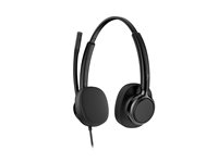 HP Poly Mission 425 - Mission 400 Series - headset - på örat - kabelansluten - aktiv brusradering - USB-C, USB-A - svart - Certifierad för Microsoft-teams, Zoomcertifierad, Works With Chromebook Certified C01B6AA#AC3