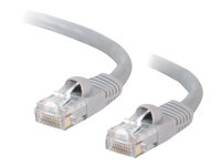 C2G Cat5e Booted Unshielded (UTP) Network Patch Cable - Patch-kabel - RJ-45 (hane) till RJ-45 (hane) - 30 m - UTP - CAT 5e - formpressad, hakfri, tvinnad - grå 83150