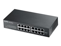 Zyxel GS1100-16 - Switch - 16 x 10/100/1000 - skrivbordsmodell, rackmonterbar GS1100-16-EU0104F