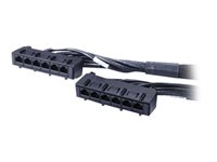 APC Data Distribution Cable - Nätverkskabel - TAA-kompatibel - RJ-45 (hona) till RJ-45 (hona) - 15.2 m - UTP - CAT 6 - svart DDCC6-050