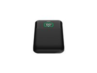 Belkin BoostCharge Pro - Strömförsörjningsbank - 20000 mAh - 65 Watt - Fast Charge, PD - 3 utdatakontakter (24 pin USB-C, USB) BPB020BTBK