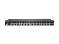 SonicWall Switch SWS14-48 - Switch - Administrerad - 48 x 10/100/1000 + 4 x 10 Gigabit SFP+ - rackmonterbar 02-SSC-2465