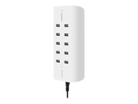 Belkin ROCKSTAR - Laddningsstation - 120 Watt - 10 utdatakontakter (10 x 4-stifts USB typ A) B2B139VF