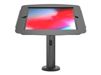 Compulocks iPad Pro 11" (1-4th Gen) Space Enclosure Tilting Stand 8" - Monteringssats (hölje, stångställ) - för surfplatta - höggradig aluminium - svart - skärmstorlek: 11" - för Apple 11-inch iPad Pro (1:a generation, 2a generation, 3:e generationen, 4:e generation) TCDP01211SENB