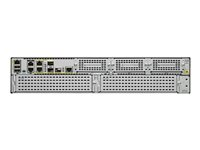 Cisco Integrated Services Router 4351 - Unified Communications Bundle - router 1GbE - WAN-portar: 3 - rackmonterbar - återanvänd ISR4351-V/K9-RF