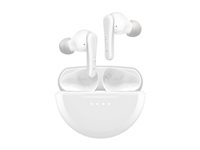 Belkin SoundForm Rhythm - True wireless-hörlurar med mikrofon - inuti örat - Bluetooth - aktiv brusradering - vit AUC015HQWH