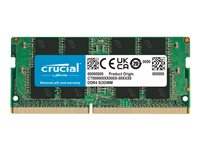 Crucial - DDR4 - modul - 8 GB - SO DIMM 260-pin - 3200 MHz / PC4-25600 - CL22 - ej buffrad - icke ECC CT8G4SFRA32AT