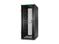 APC NetShelter SX Gen 2 - Rack skåp - 1991 H x 800 B x 1200 D mm, med sidor - golvstående - svart - 42U - 19" - TAA-kompatibel - för P/N: SCL500RM1UNC, SRT10KXLTUS, SRT2200RMXLAUS, SRTL2K2RM1UWC, SRTL3KRM1UIC AR3380B2