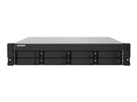 QNAP TS-832PXU - NAS-server - 8 fack - kan monteras i rack - SATA 6Gb/s - RAID RAID 0, 1, 5, 6, 10, 50, 60, JBOD - RAM 4 GB - Gigabit Ethernet / 2.5 Gigabit Ethernet / 10 Gigabit Ethernet - iSCSI support - 2U TS-832PXU-4G