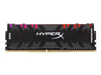 HyperX Predator RGB - DDR4 - sats - 32 GB: 2 x 16 GB - DIMM 288-pin - 3600 MHz / PC4-28800 - CL17 - 1.35 V - ej buffrad - icke ECC - svart HX436C17PB3AK2/32