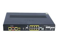 Cisco 891F - Router - ISDN/Mdm 8-ports-switch - 1GbE - rackmonterbar C891F-K9