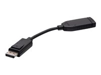 C2G DisplayPort to HDMI Dongle Adapter Converter - Adapterkabel - DisplayPort hane lött till HDMI hona lött - svart - stöd för 4K, formpressad C2G30036