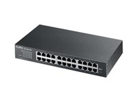 Zyxel GS-1100-24E - Switch - ohanterad - 24 x 10/100/1000 - rackmonterbar, skrivbordsmodell, väggmonterbar GS1100-24E-EU0104F