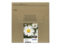 Epson T1806 Easy Mail Packaging - 4-pack - 15.1 ml - svart, gul, cyan, magenta - original - box - bläckpatron - för Expression Home XP-212, 215, 225, 312, 315, 322, 325, 412, 415, 422, 425 C13T18064511
