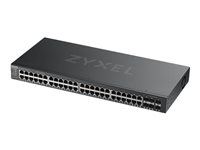 Zyxel GS2220-50 - Switch - Administrerad - 44 x 10/100/1000 + 4 x kombinations-Gigabit SFP + 2 x Gigabit SFP - rackmonterbar GS2220-50-EU0101F