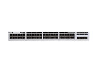 Cisco Catalyst 9300L Mini - Network Essentials - switch - L3 - Administrerad - 48 x 10/100/1000 (UPOE) + 4 x 25 Gigabit SFP (överordnad länk) - rackmonterbar - UPOE C9300LM-48U-4Y-E