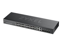 Zyxel GS1920-24v2 - Switch - smart - 24 x 10/100/1000 + 4 x kombinations-Gigabit SFP - rackmonterbar GS1920-24V2-EU0101F