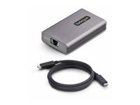 Startech - Nätverksadapter - USB4 / Thunderbolt 5 - 1/2.5/5/10GBase-T x 1 - grå - TAA-kompatibel USB4-10GBE-ETHERNET