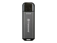 Transcend JetFlash 920 - USB flash-enhet - 512 GB - USB 3.2 Gen 1 - rymdgrå TS512GJF920