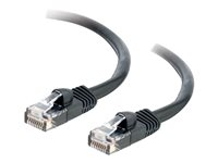 C2G Cat5e Booted Unshielded (UTP) Network Patch Cable - Patch-kabel - RJ-45 (hane) till RJ-45 (hane) - 1.5 m - UTP - CAT 5e - formpressad, hakfri, tvinnad - svart 83182