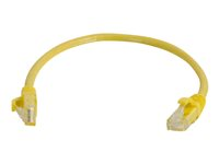 C2G Cat5e Booted Unshielded (UTP) Network Patch Cable - Patch-kabel - RJ-45 (hane) till RJ-45 (hane) - 5 m - UTP - CAT 5e - formpressad, hakfri, tvinnad - gul 83245