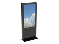 HI-ND Single Totem Touch 55" - Ställ - för LCD-display - svart - skärmstorlek: 55" - golvstående - för Samsung QM55R-T ST5551T-02