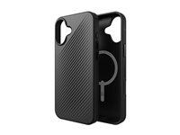 ZAGG Luxe Snap - Baksidesskydd för mobiltelefon - MagSafe-kompatibilitet - svart - för Apple iPhone 16 Plus 702315007